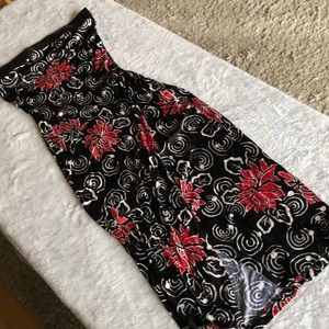 Cutest sleeveless faux wrap dress